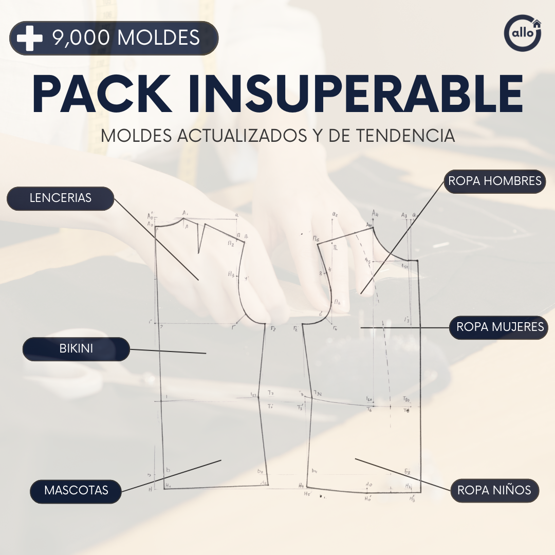 Pack Moldes de Costura